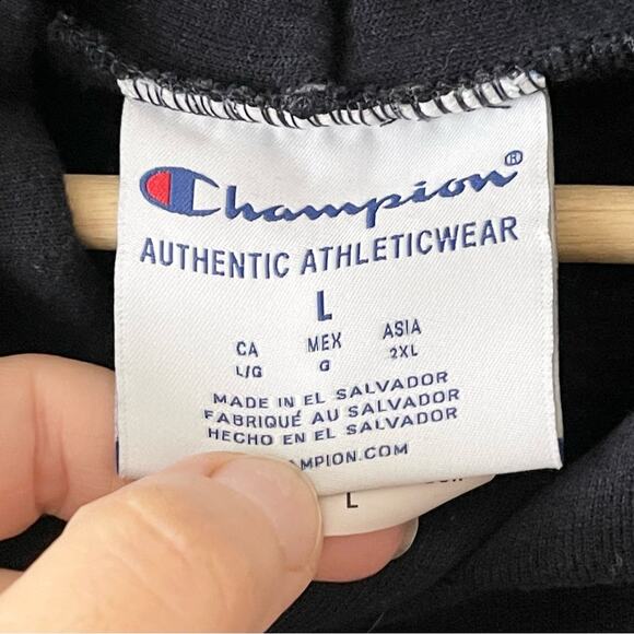 Georgetown University Navy Blue Hoodie Men’s size medium L - Picture 5 of 8